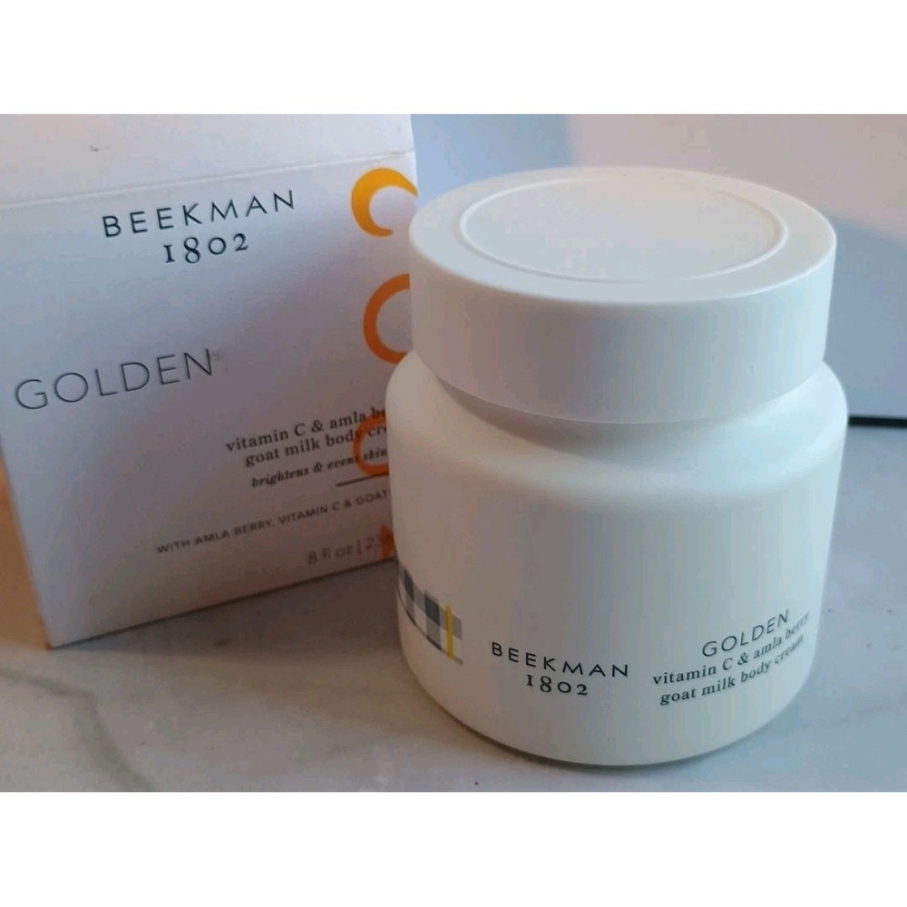 Beekman 1802 Golden Whipped Body Cream Goat‎ Milk Vitamin C & Amla Berry Organic